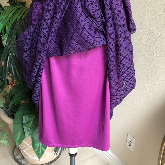 🇺🇸 Lane Bryant Purple Dress w/Spaghetti Straps, Sizes 24 & 28 - Picture 3 of 4
